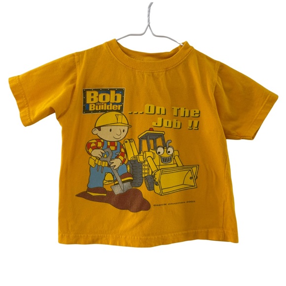 Bob The Builder Other - Vintage Bob The Builder Yellow T-Shirt 2002 Kids Size 3T
